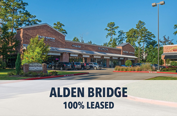 Alden Bridge Houston Commercial Property 100% Leased Houston Texas