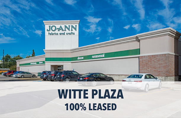 Witte Plaza Commercial Property Houston Texas 100% Leased